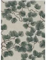 Sandberg Carta da parati panoramica Pine Mural - Green