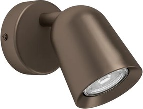 Eglo 901948 - Faretto da parete CAMALDOLI 1xGU10/5W/230V bronzo