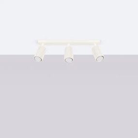 Sollux SL.1600 - Faretto KARBON 3xGU10/10W/230V color crema