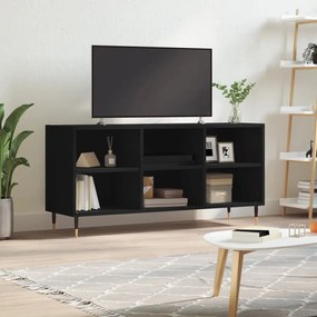 Mobile porta tv nero 103,5x30x50 cm in legno multistrato