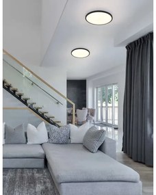 Globo 41566-20S - Plafoniera LED NIELSEN LED/20W/230V Ø 30 cm nero