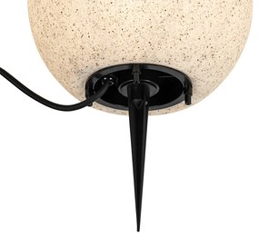 Lampada da esterno smart grigia 25 cm IP65 incl. WiFi A60 - Nura