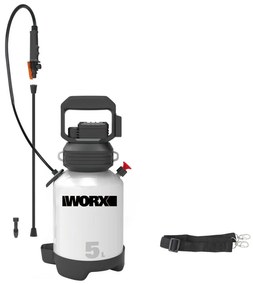 Atomizzatore a batteria WORX WG829E.9 5 L, batteria non inclusa
