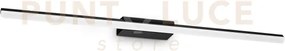 Riflesso applique da specchio ip54 led 3000k 19w  2150 lm nero 82cm