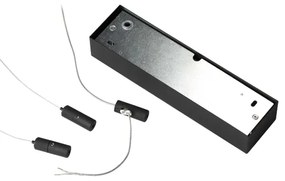 Ideal Lux - Lampadario LED a sospensione con filo ORACLE SLIM LED/89W/230V 4000K diametro 150 cm nero