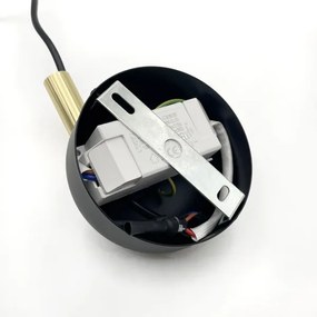 Lampada a sospensione LED su cavo BONNIE LED/10W/230V 3000K nera