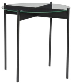 Tavolino rotondo con piano in vetro ø 45 cm Beam - Hübsch