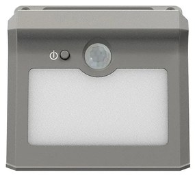 Applique Solare Rettangolare da parete IP65 con Sensore di Movimento Colore Bianco Naturale 4.000K