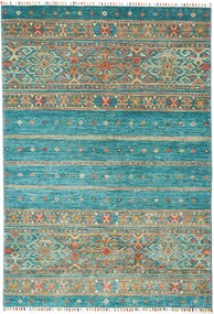 Samarkand Tappeto orientale 180x130 Turchese (Pakistan) Annodato A Mano