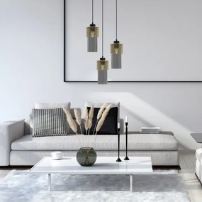 Lampadario a sospensione con filo GLAM 3xE27/60W/230V