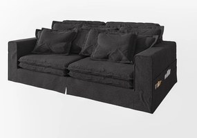 Divano nero 236 cm Nora – Ropez