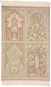 Cashmere Silk Tappeto orientale 100 x 60 (Indian) Annodato A Mano