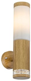 Applique scandinavo da esterno Jaicy marrone dimmerabile GLOBO IP44