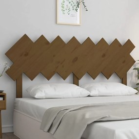 Testiera Letto Ambra 159,5x3x80,5 Cm İn Legno Massello Di Pino /