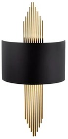 Applique 1xE27/40W/230V oro/nero