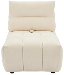Poltrona schienale avanti-indietro in Tessuto testurizzato Beige - APOLIU