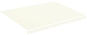 Tessuto di Ricambio per Tenda da Sole Crema 4,5x3,5 m
