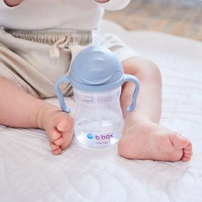 Tazza con cannuccia - blu 240 ml