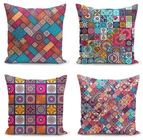 Federe decorative in set 4 pz 45x45 cm Mandala Tiles – Minimalist Cushion Covers