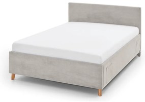 Letto da bambini beige imbottito rete non inclusa 120x200 cm Cool – Meise Möbel