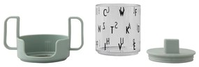 Tazza verde per bambini Cresci con la tua tazza Grow with Your Cup - Design Letters
