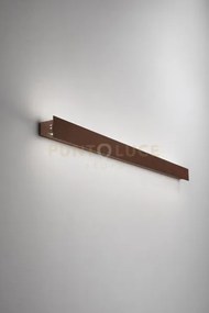 Simba applique led doppia emissione l.100cm ip54 corten 4000k 1100...