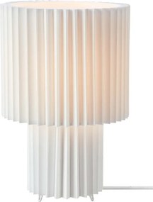 Lampada da tavolo bianca con paralume in tessuto (altezza totale 32 cm) Catis – Markslöjd