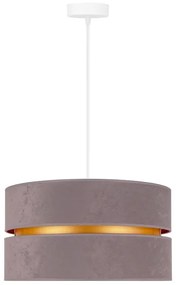 Duolla - Lampadario a sospensione con filo DUO 1xE27/15W/230V diametro 40 cm grigio