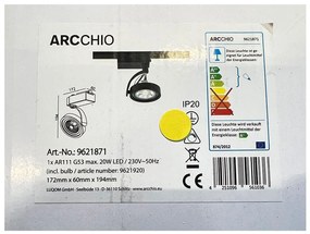 Arco - Faretto LED per sistema a binario RICK AR111 1xG53/13W/230V