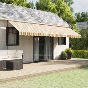 Tessuto Di Ricambio Per Tenda Strisce Multicolore 6x3,5 M /
