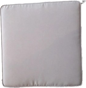 Cuscino Real Seduta 39x39x4 cm in Poliestere Grigio...