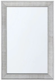 Specchio da parete in colore argento 61 x 91 cm BUBRY Beliani