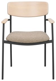 Sedie da pranzo in colore beige-naturale in set da 2 Maymont - Rowico