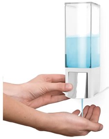 Distributore di sapone bianco da parete 500 ml - Compactor