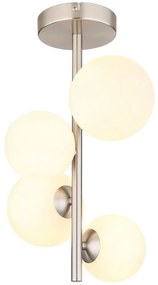 Globo 56140-4D - Lampadario a sospensione con supporto rigido LED RIHA 4xG9/3W/230V cromo
