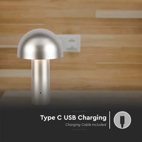 LED Lampada da tavolo ricaricabile dimmerabile LED/1W/5V 3000-6000K 1800 mAh oro