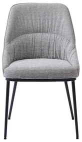 Sedie da pranzo grigie in set di 2 Meridian - Unique Furniture