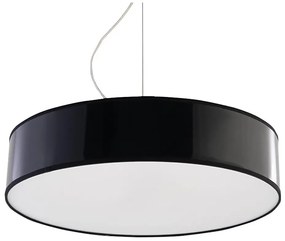 Lampadario a sospensione con filo ARENA 45 3xE27/60W/230V nero