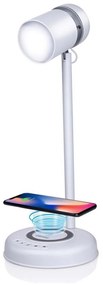 Grundig - Lampada da scrivania a LED con ricarica wireless e altoparlante 3 in 1 LED/15 W/5 V