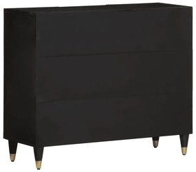 Credenza 90x33x75 cm in legno massello di mango