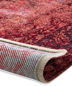 benuta Pop Tappeto a tessitura piatta Tosca Rosso 75x165 cm - Tappeto design moderno soggiorno