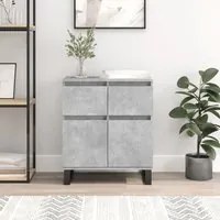 Credenza Grigio Cemento 60x35x70 cm in Legno Multistratocod mxl 128073