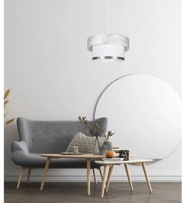 Lampadario a sospensione con filo RESSA 1xE27/60W/230V color crema