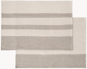 Set di 2 strofinacci in cotone organico Gano