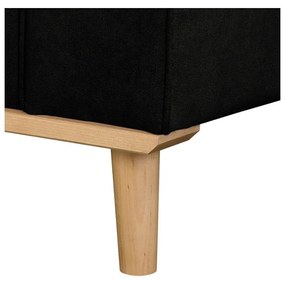 Divano nero 193 cm Beata - Ropez