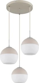 Globo 15999-3HR - Lampadario a cavo RAGUSA 3xE27/60W/230V