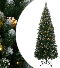 Albero di Natale Artificiale con LED, Albero di Natale Artificiale 300 LED 240 cm