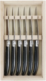 Set di 6 coltelli da bistecca fatti a mano Essentiel