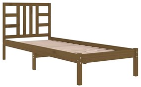 Giroletto miele in legno massello 100x200 cm