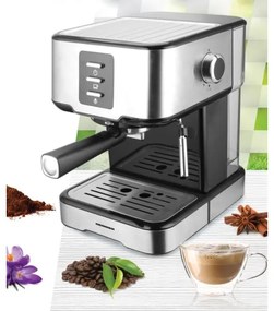 Heinner HEM-850IXBK - Macchina per caffè espresso a leva 850W/230V acciaio inox/nero